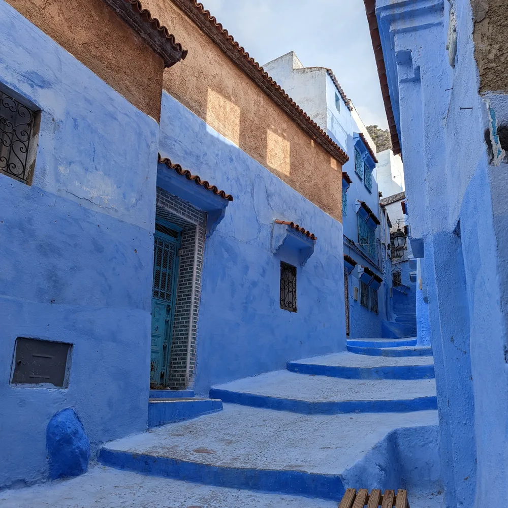 Chefchaouen blue street