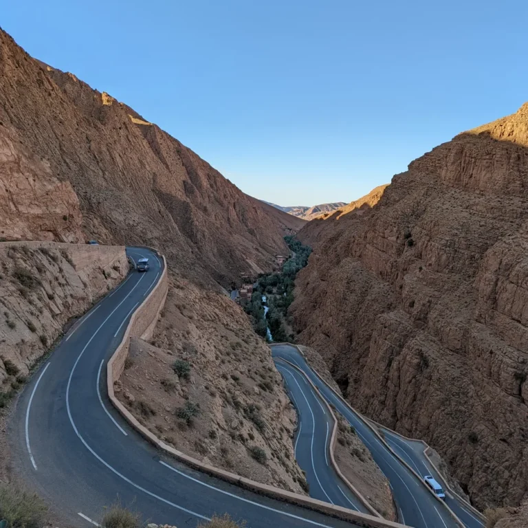 Dades gorge hairpin bends