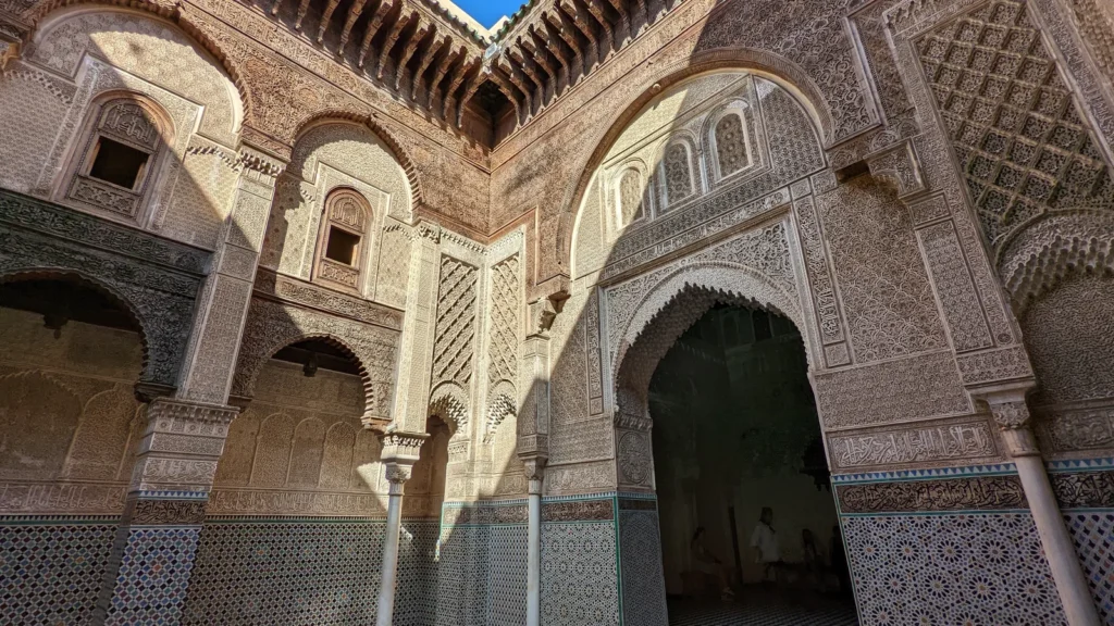 Fes madrasa courtyard