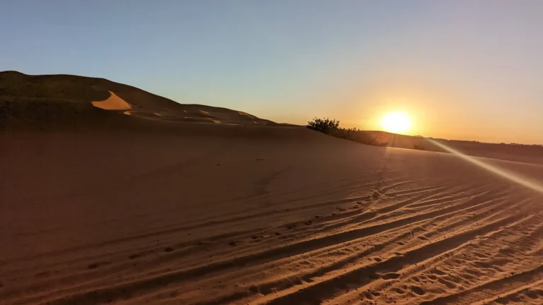 Sahara Erg Chebbi sunset